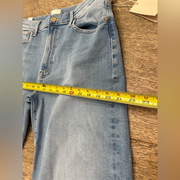 NWT MOTHER The Dodger Ankle Cat Daddy Jeans Denim Light Blue size 29 - Picture 9 of 16